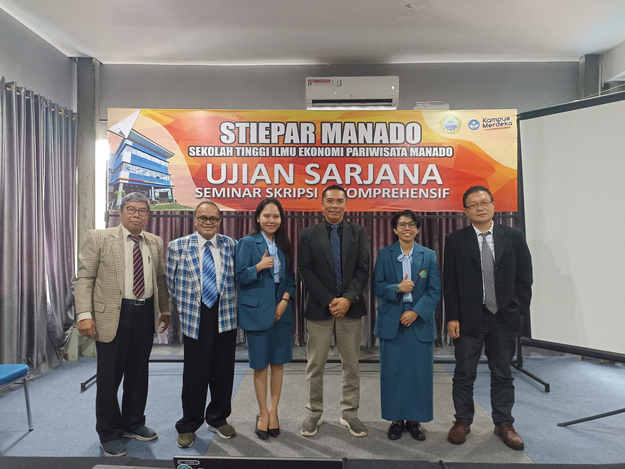 Seminar SKRIPSI dan KOMPRE perdana STIEPAR Manado di tahun 2024